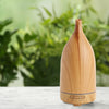 Milano Decor Aroma Diffuser 100ml Ultrasonic Humidifier Purifier And 3 Pack Oils Light Wood