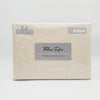 Renee Taylor 1500 Thread Count Pure Soft Cotton Blend Flat & Fitted Sheet Set Ivory Queen