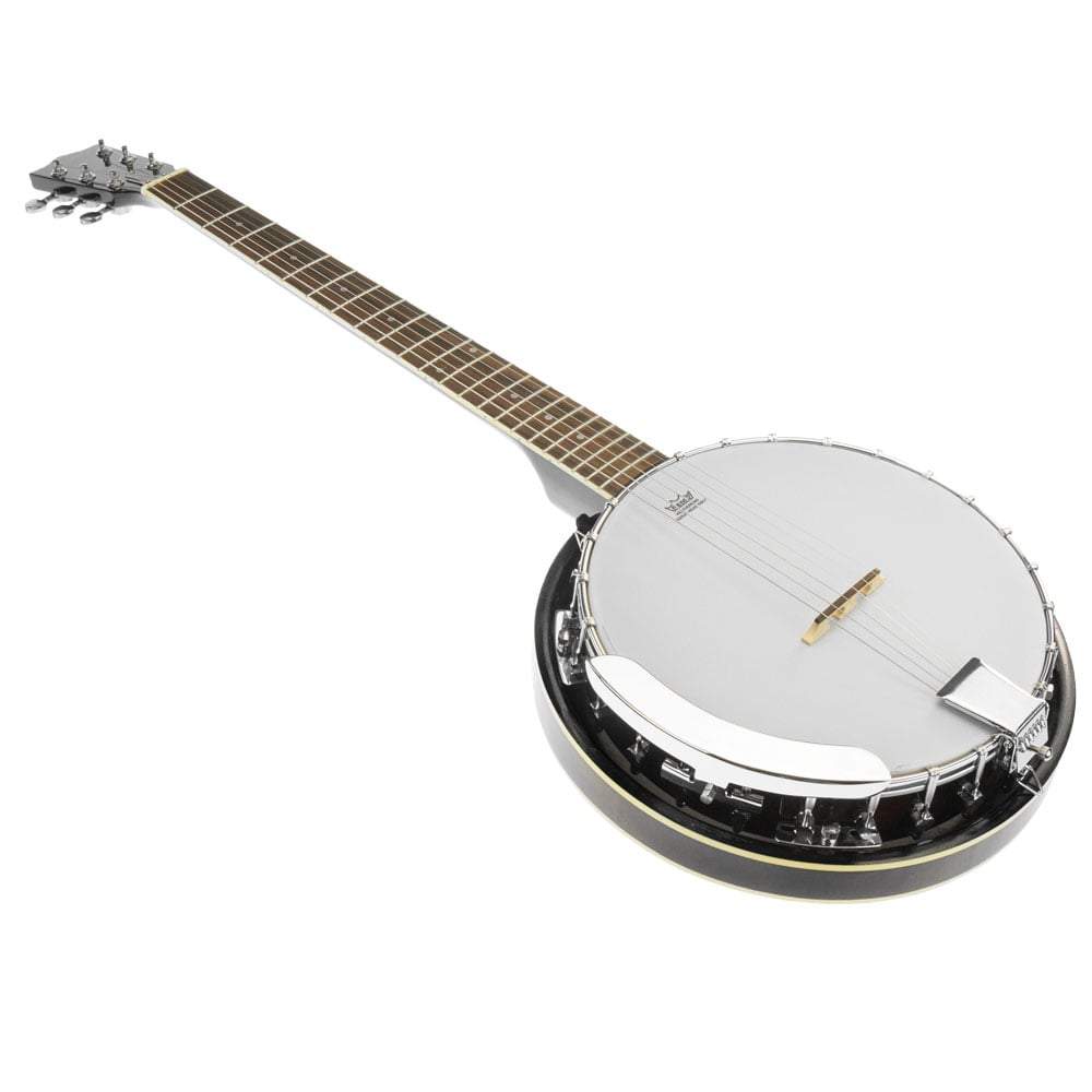 Karrera 6-String Resonator Banjo - Black