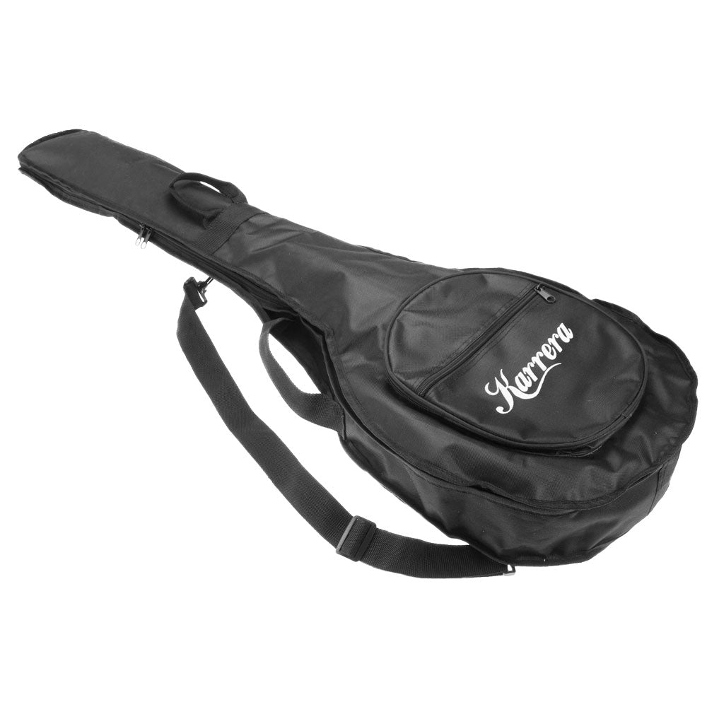 Karrera 6-String Resonator Banjo - Black