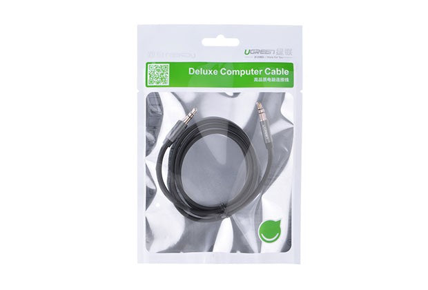 UGreen 1.5M Gold Plated 3.5mm Male to Male Stereo Audio Cable