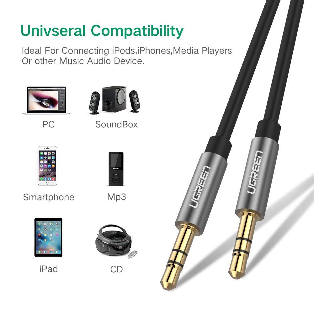 UGREEN 5M 3.5mm Stereo Male to Male Audio Cable (10737)