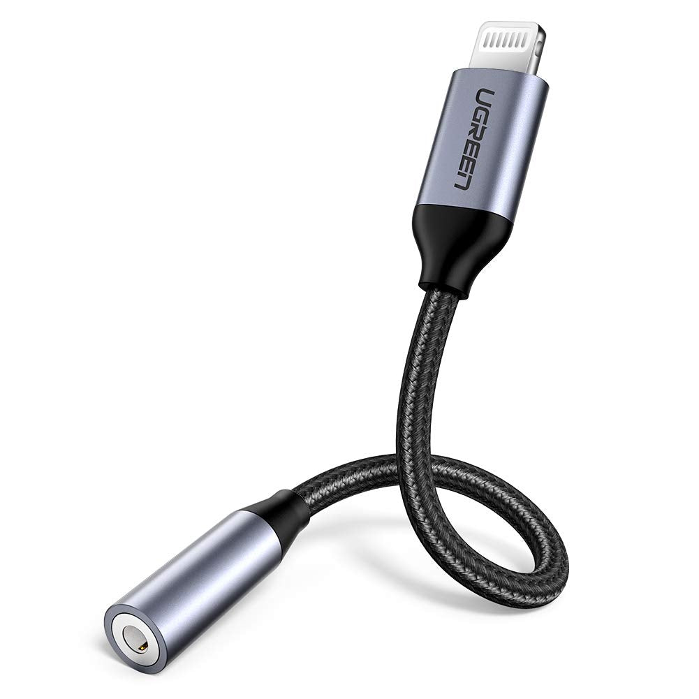 UGREEN Lightning to 3.5mm Headphone Adapter with Enhanced Sound Quality