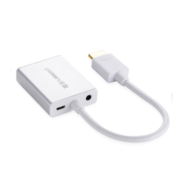 UGREEN HDMI to VGA & Audio Converter with Micro USB Power Support (40212)