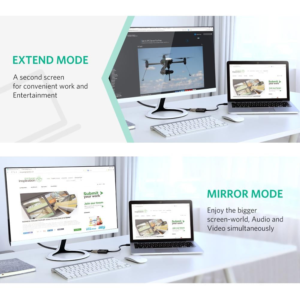 UGREEN 40360 4K Mini DisplayPort to HDMI Converter