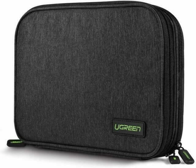UGREEN 50147 Dual Compartment Travel Organizer for Electronic Accessories