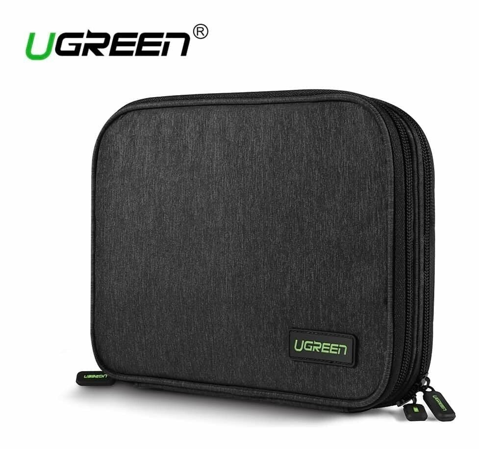 UGREEN 50147 Dual Compartment Travel Organizer for Electronic Accessories