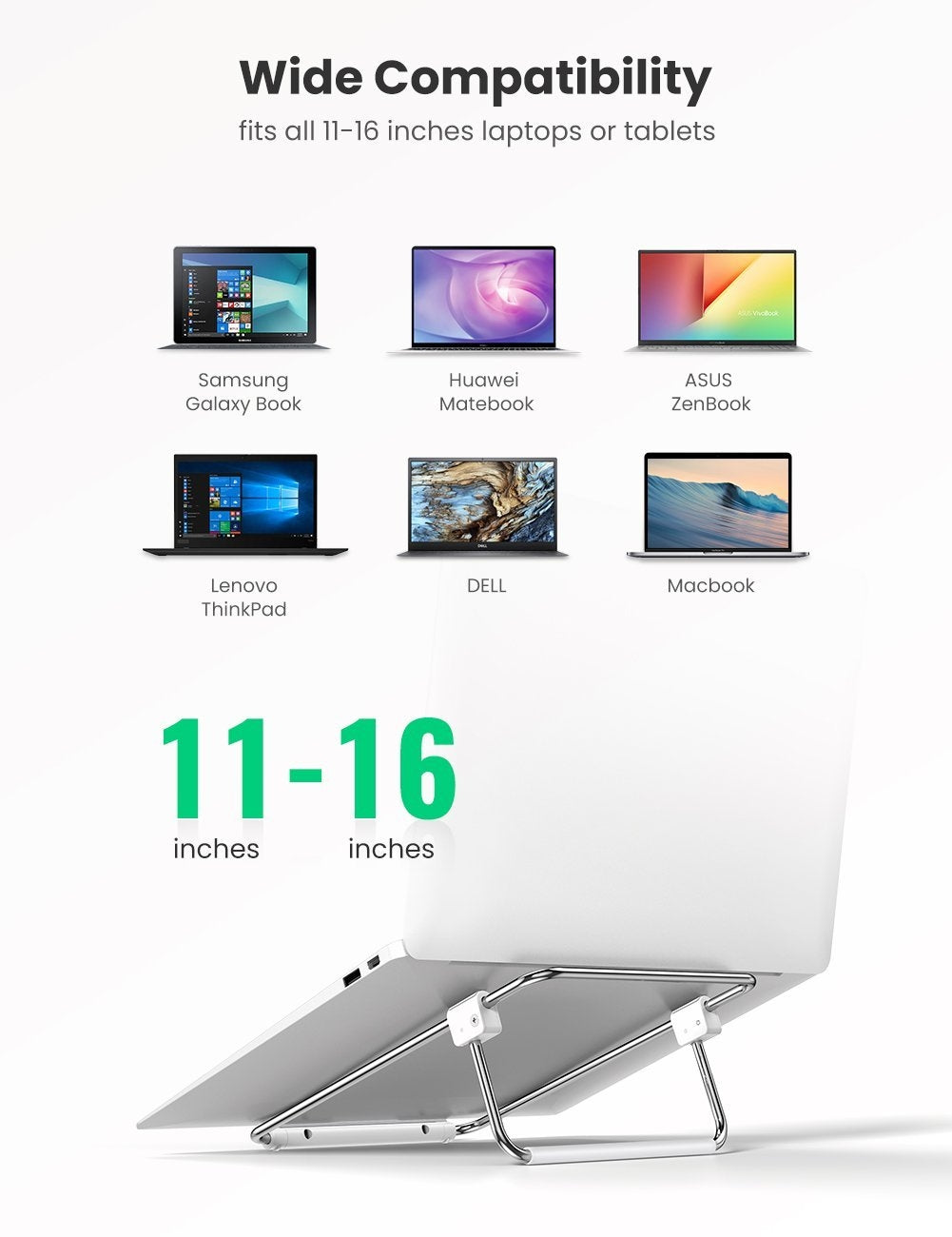 UGREEN 80348 Ergonomic Adjustable Laptop Stand