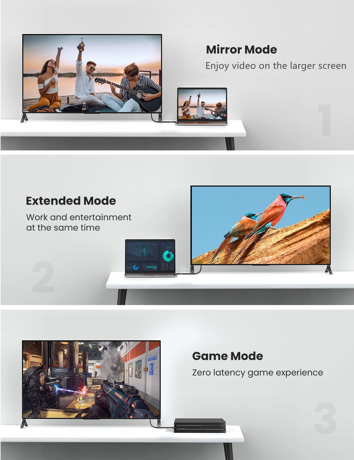 UGREEN 80602 3M High-Speed 8K HDMI 2.1 Cable with Dynamic HDR and eARC Support