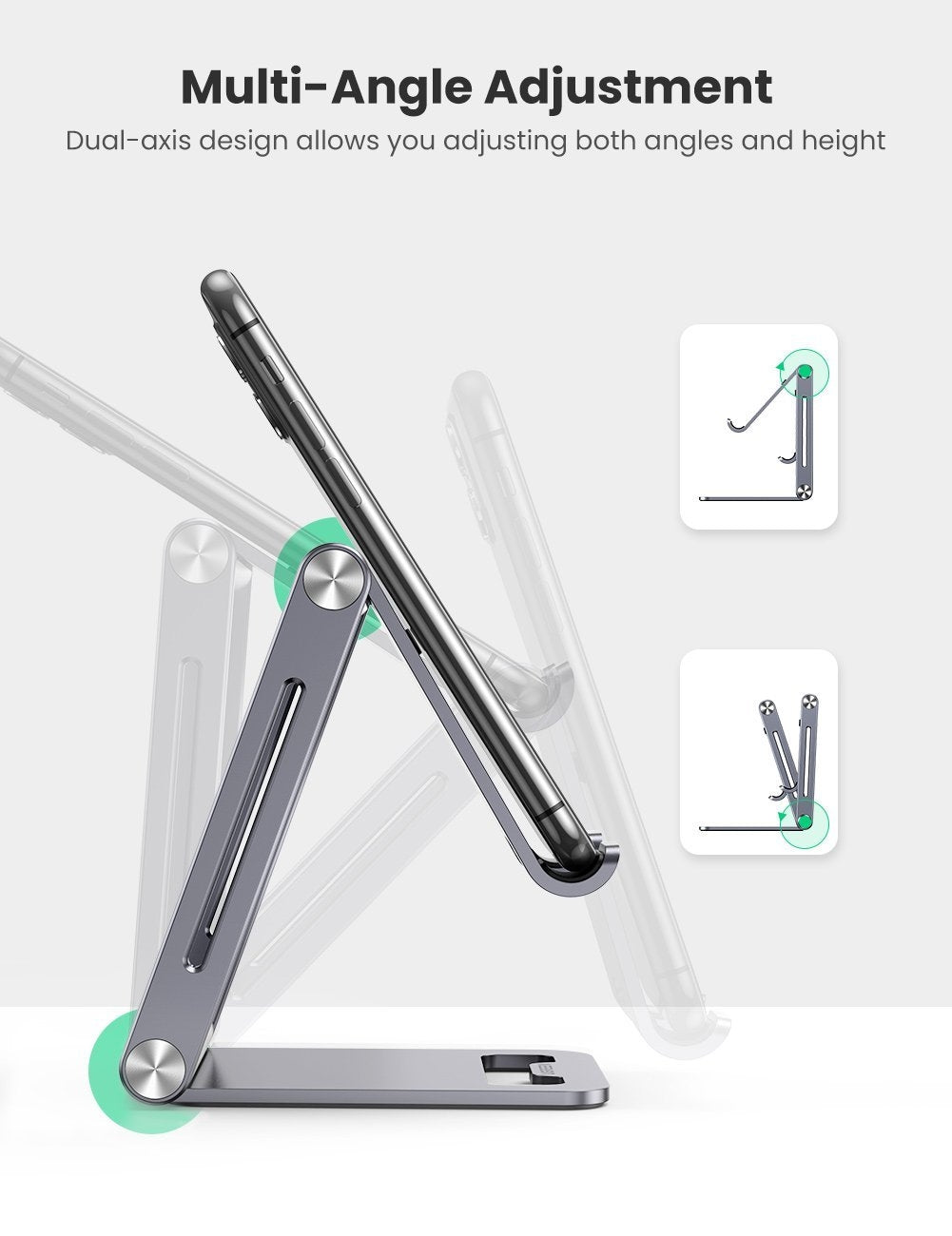 UGREEN 80708 Versatile Aluminum Phone Stand