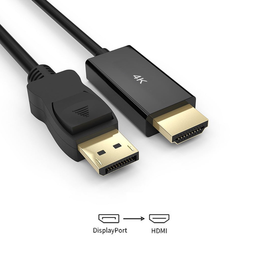 Simplecom DA201 4K DisplayPort to HDMI 1.8M Ultra HD Cable - 2160P High Performance