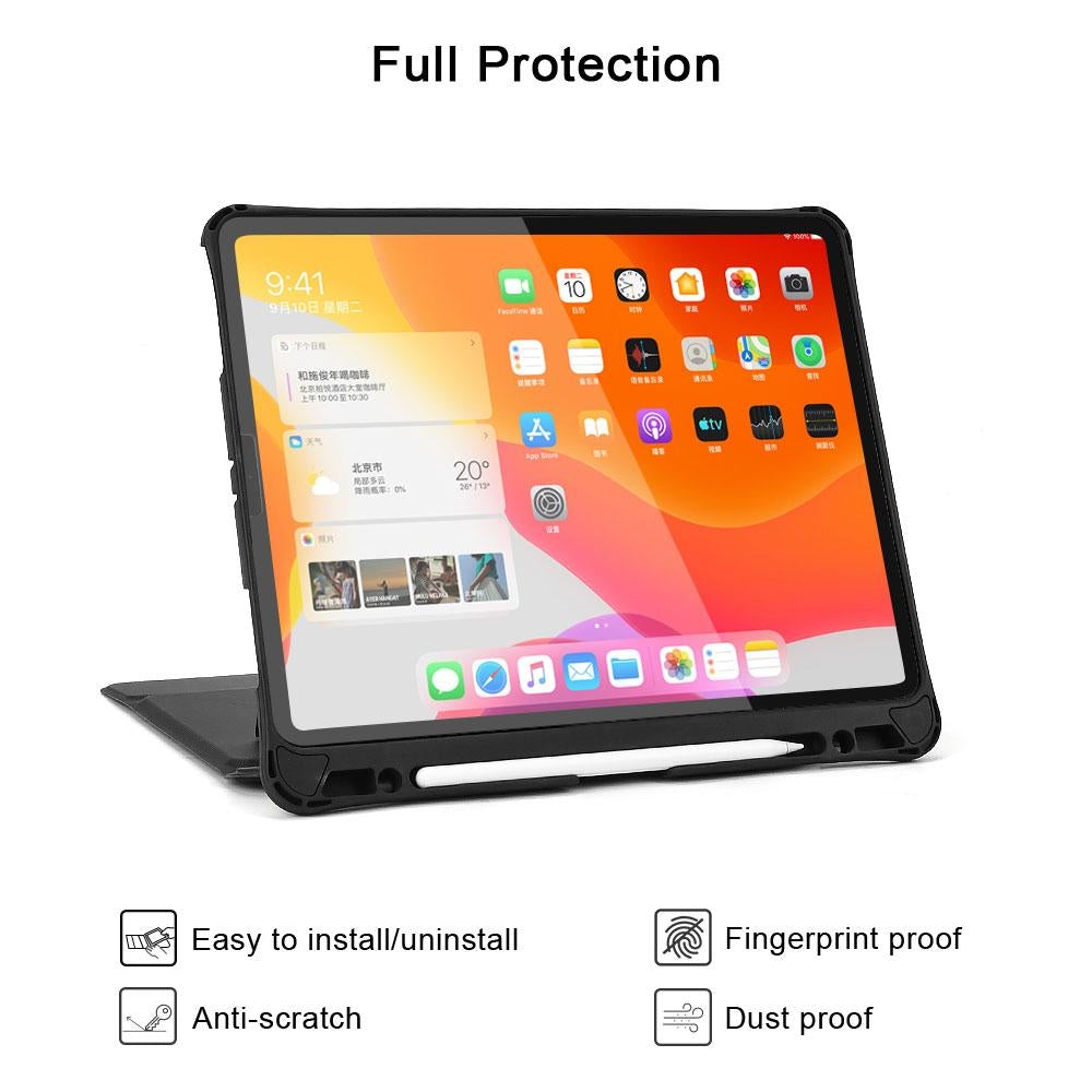 CHOETECH Wireless Keyboard & Case for iPad Pro 12.9 with Stand and Apple Pencil Holder