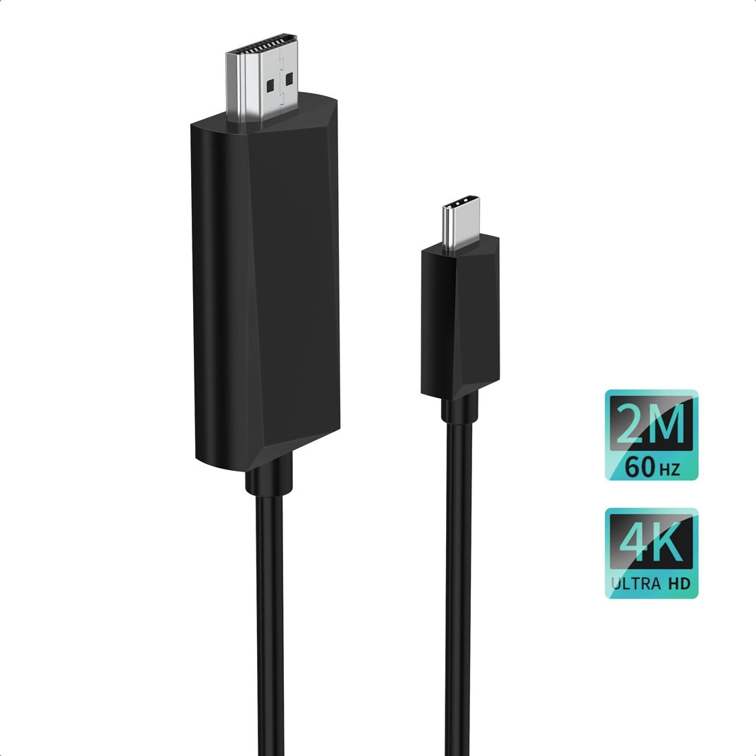 CHOETECH 2M USB-C to HDMI Cable - 4K 60Hz Video Output