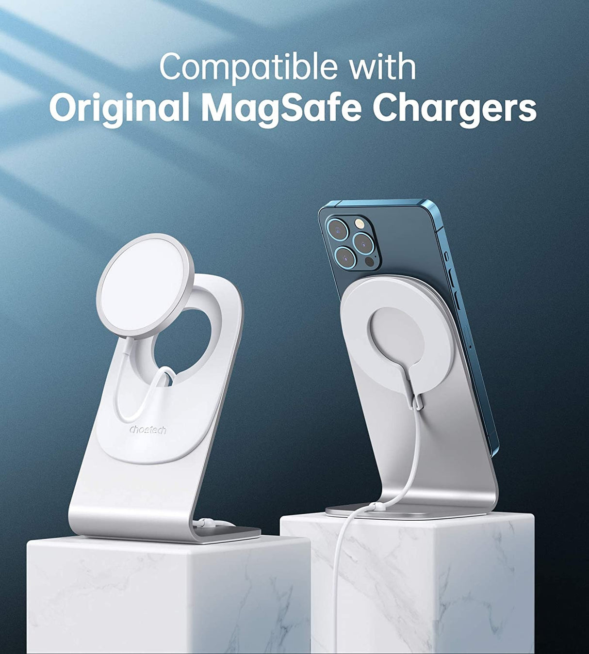 Choetech H046 Aluminum Phone Stand for MagSafe Charger (Stand Only)