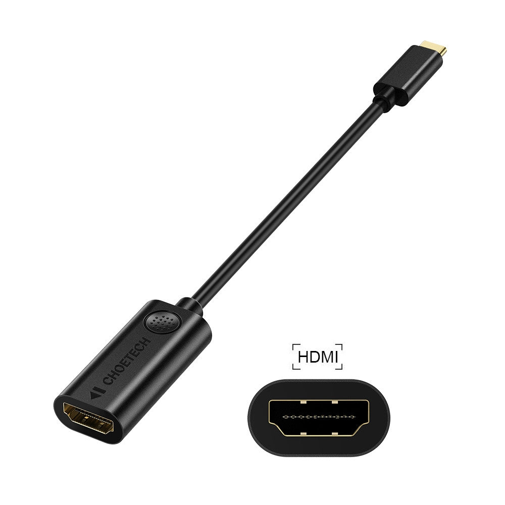Choetech USB-C to HDMI Adapter Hub - Ultra-Slim 4K Video Output, Compatible with Laptops and Projectors