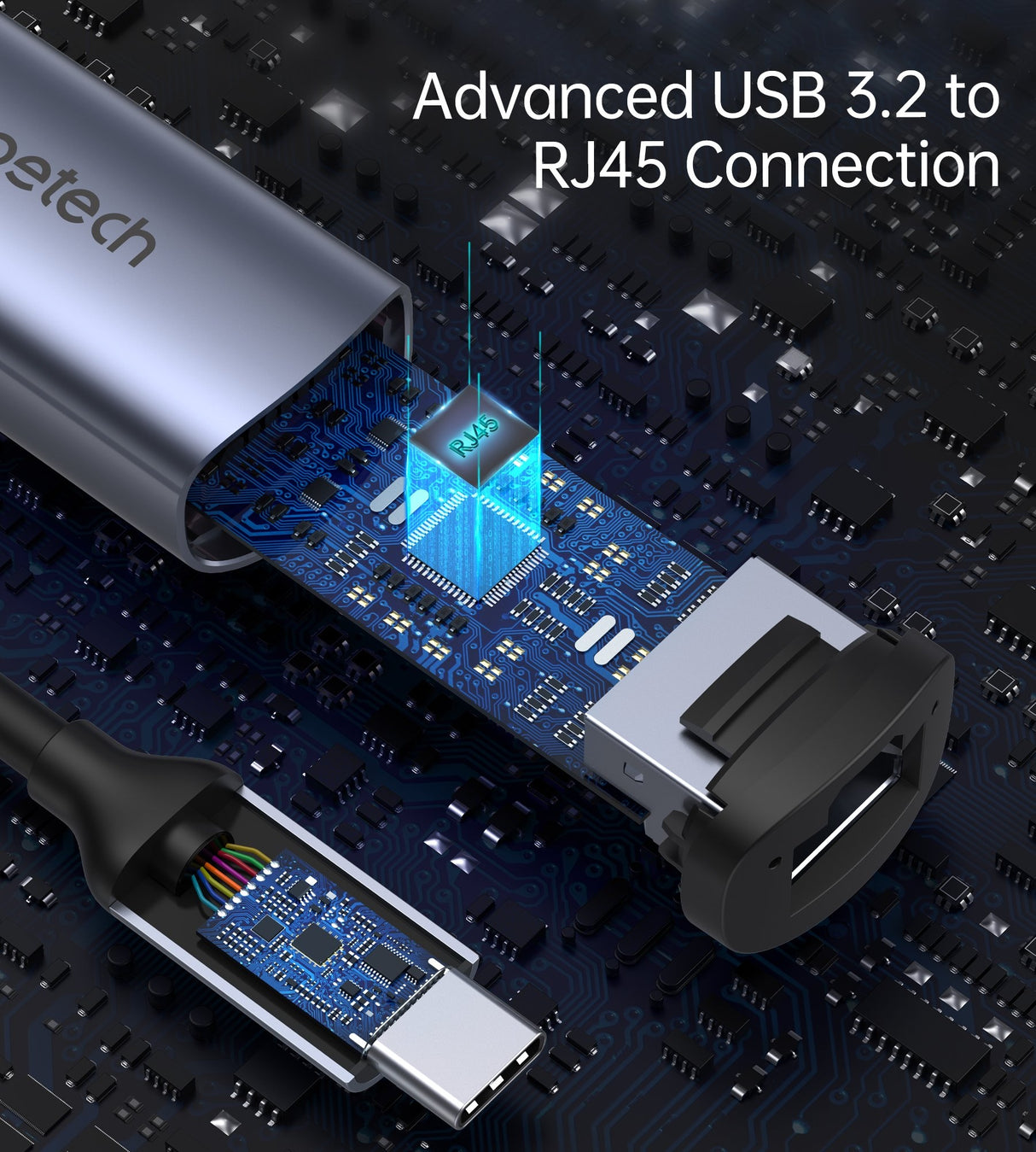 CHOETECH 2.5G USB-C to Gigabit Ethernet Adapter
