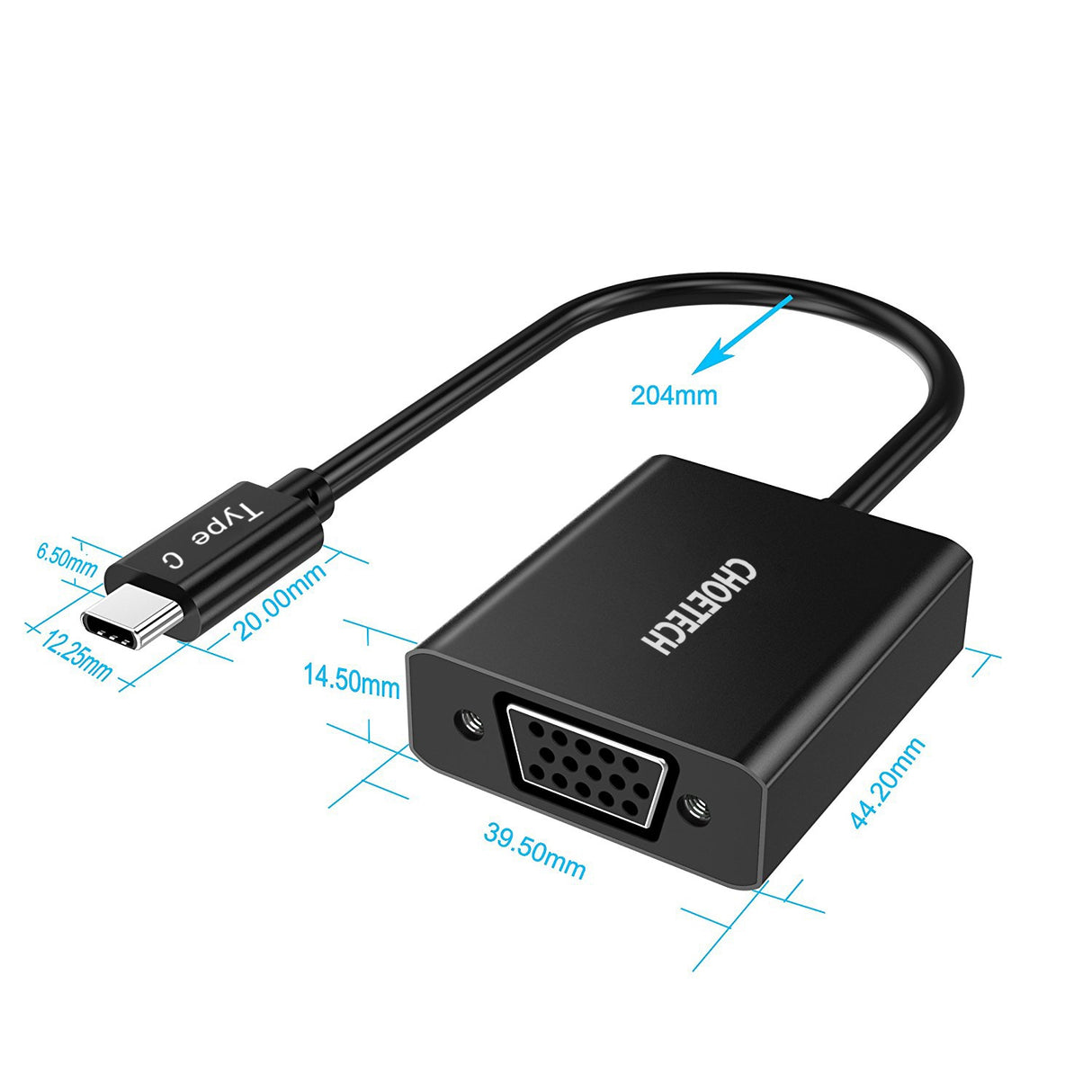 Choetech USB-C to VGA Converter Adapter