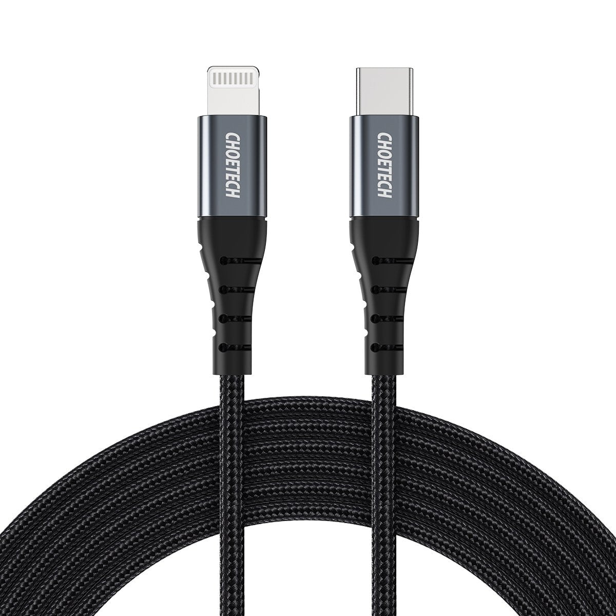 CHOETECH 2M USB-C to iPhone MFi Certified Fast Charging Cable