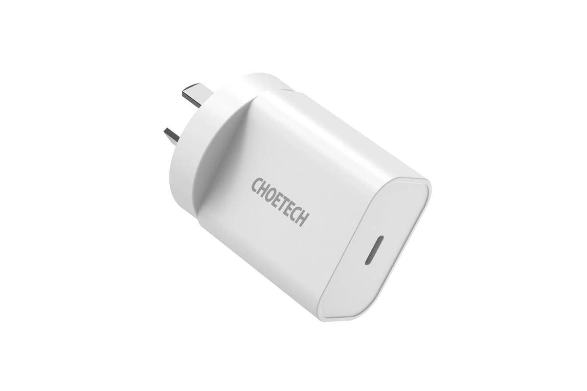 Choetech 20W Rapid PD Type-C Wall Charger with USB-C to Lightning Cable