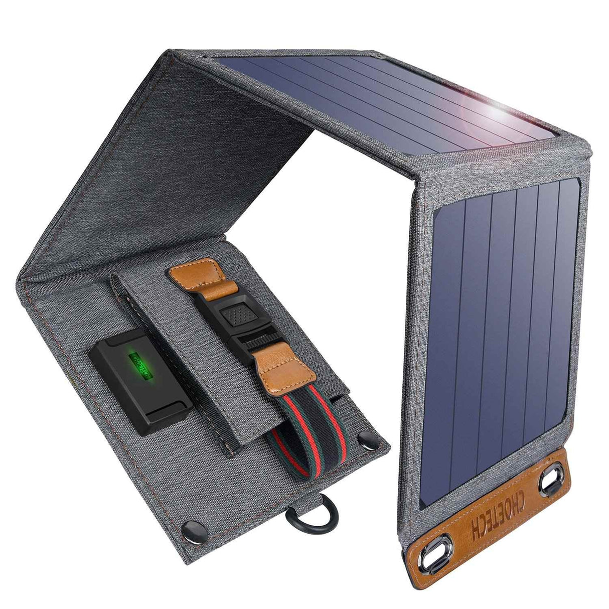 CHOETECH 14W Portable Solar Charger with Smart Charging Technology
