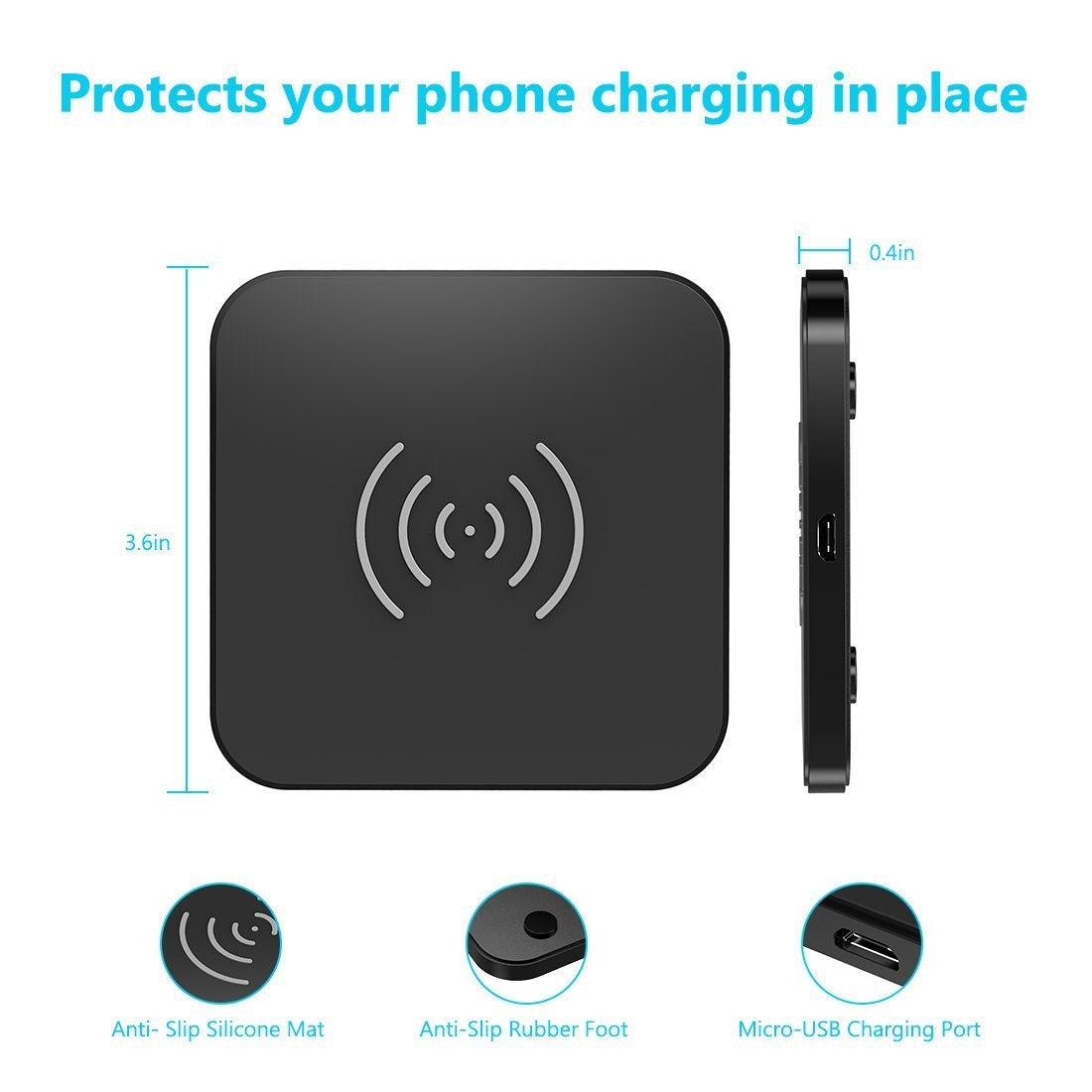 CHOETECH T511S 10W/7.5W Fast Wireless Charger Pad