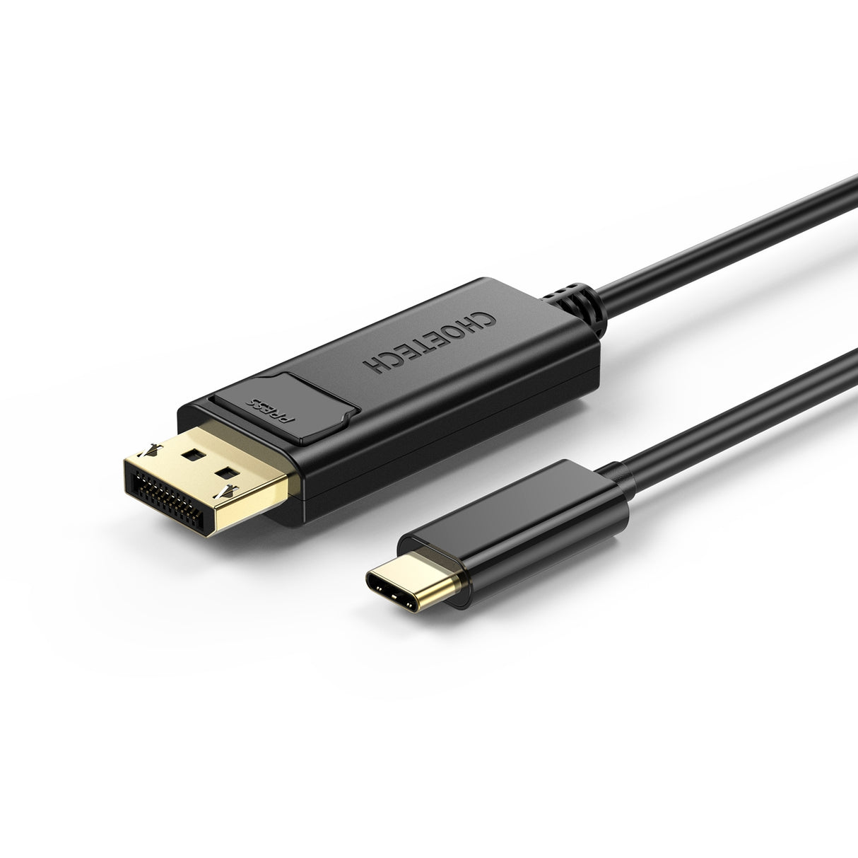 CHOETECH 1.8m USB-C to 4K DisplayPort Cable (XCP-1801BK)