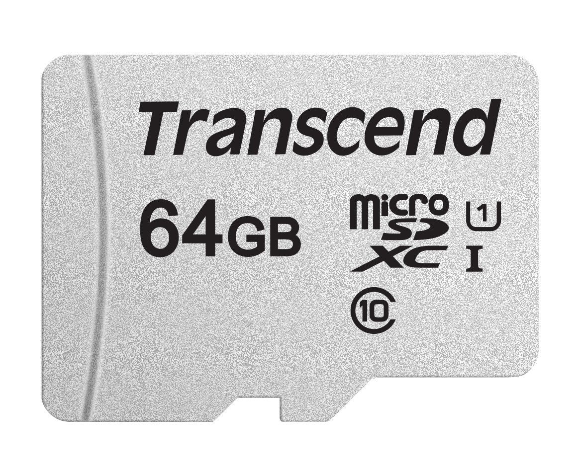 Transcend 64GB UHS-I U1 microSD Card (Without Adapter) - Fast Performance for Apps and Data Storage
