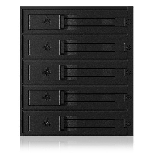 Multi-Drive Backplane for 5x 3.5 SATA/SAS HDDs in 3x 5.25 Bays (IB-565SSK)
