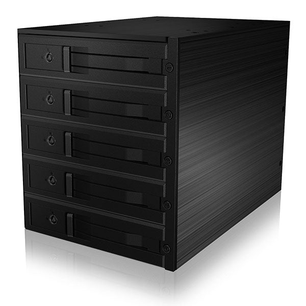 Multi-Drive Backplane for 5x 3.5 SATA/SAS HDDs in 3x 5.25 Bays (IB-565SSK)