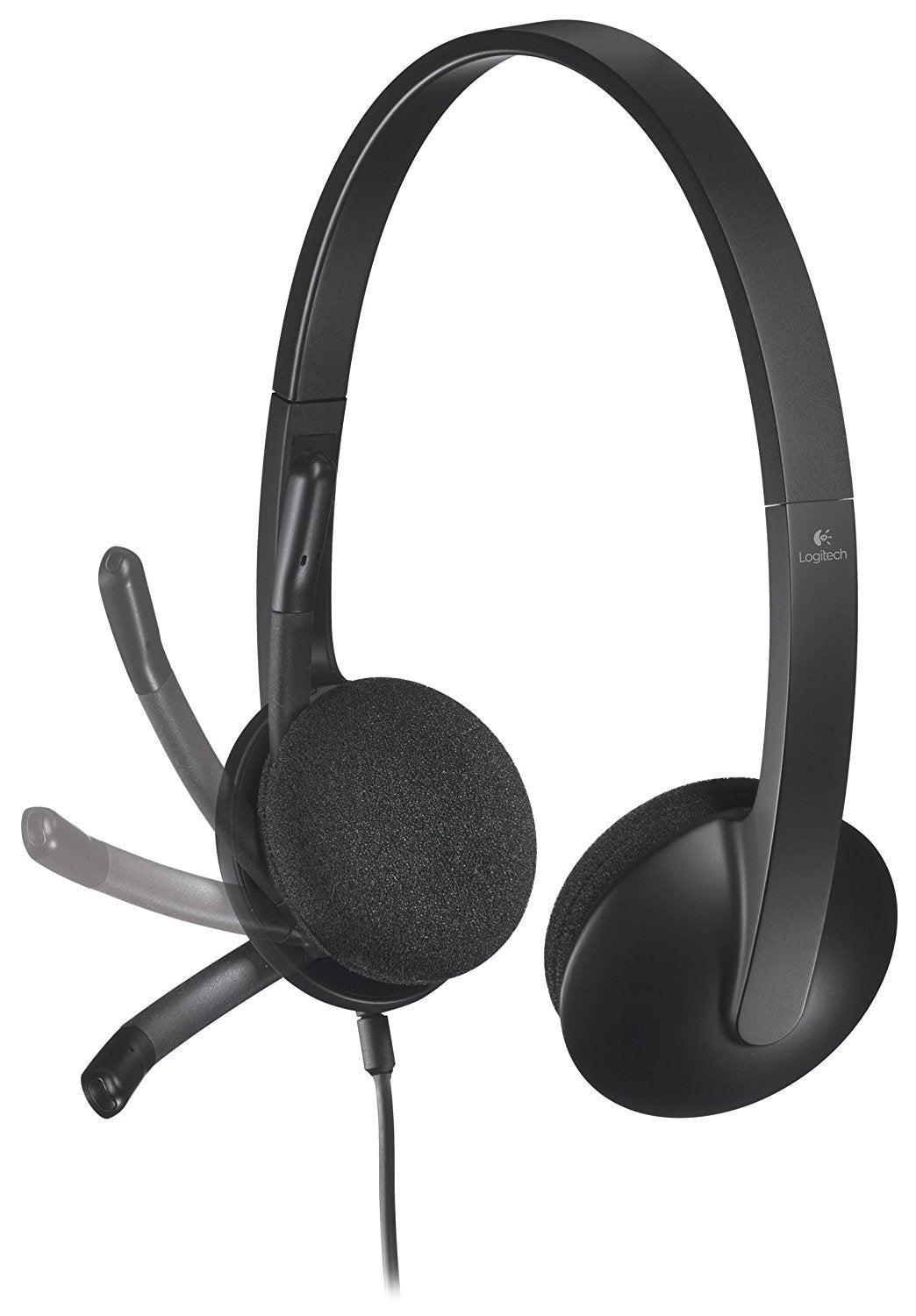 Logitech H340 Stereo USB Headset with Rotating Microphone