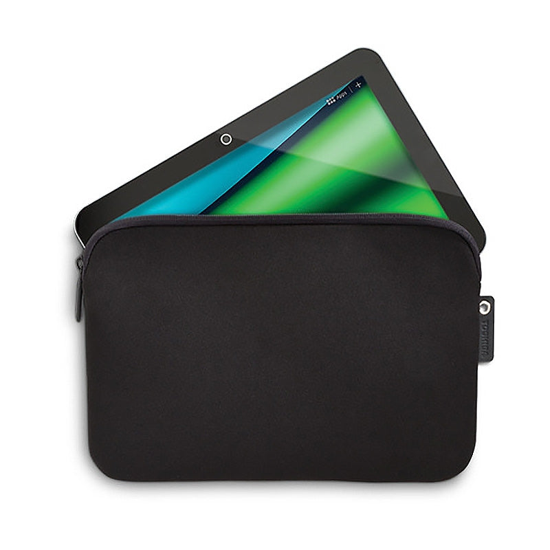 TOSHIBA 10 Black Neoprene Tablet Sleeve for Sport and Travel