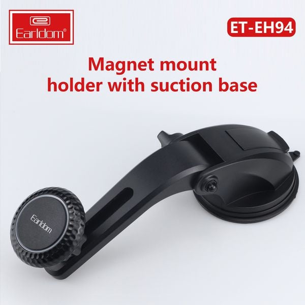 Earldom EH94 Magnetic Car Mount with Suction Base