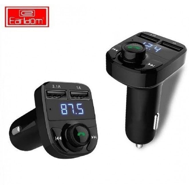 Earldom M29 Bluetooth FM Transmitter Car Kit with USB and SD Support