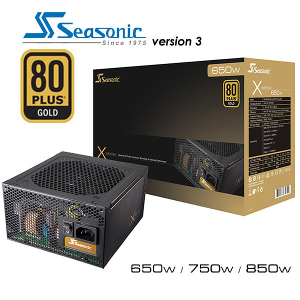 Seasonic X-650 80Plus Gold 650W V3