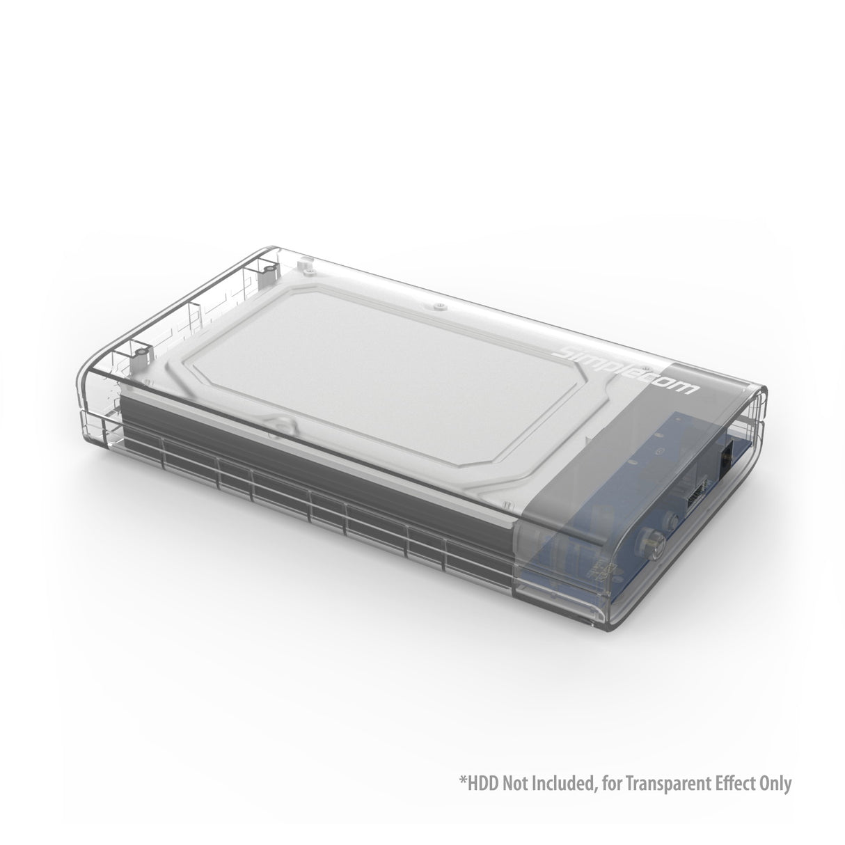 Transparent 3.5 SATA to USB 3.0 Hard Drive Docking Station with Removable Cover