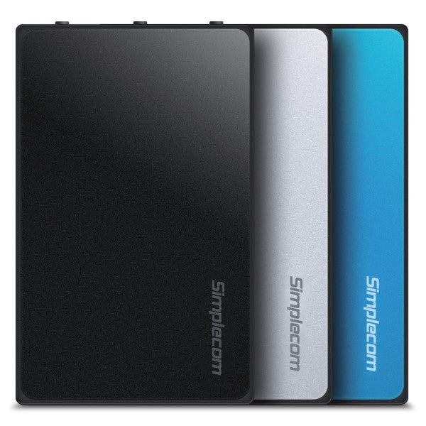 Simplecom SE325 Tool-Free 3.5 SATA to USB 3.0 Hard Drive Enclosure - High-Speed Black Design