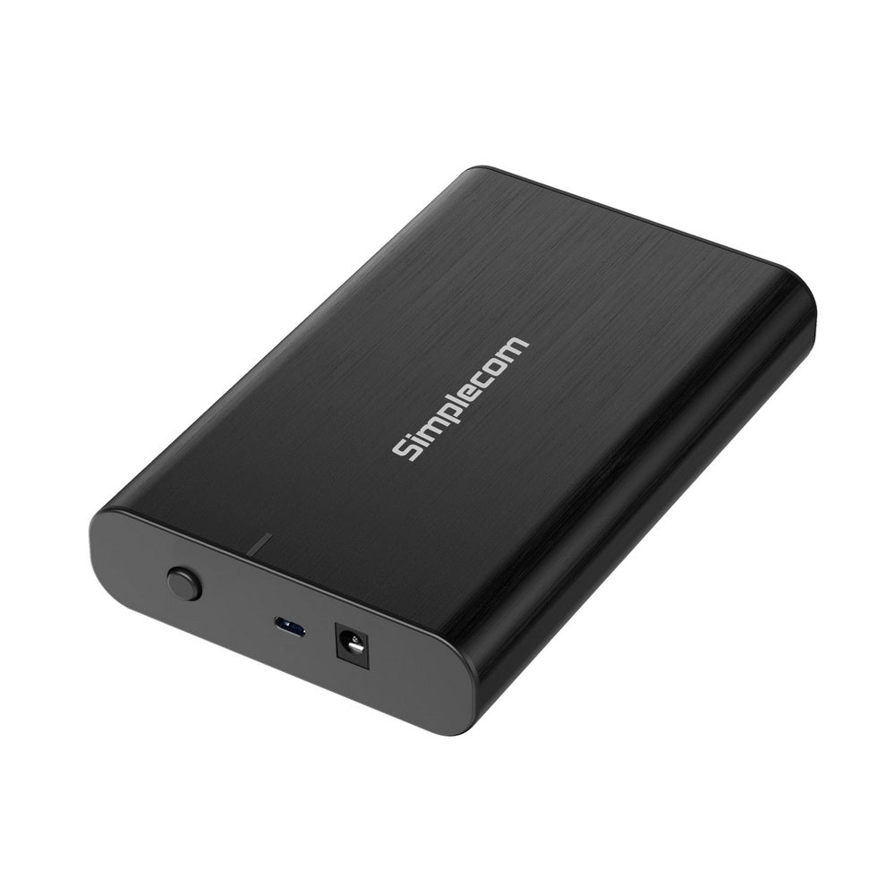 Stylish Aluminium 3.5'' SATA to USB-C External Hard Drive Enclosure with USB 3.2 Gen1 5Gbps Speed