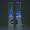 Water Dancing Speakers 2x USB Powered LED Water Fountain PC iPhone iPod (White)
