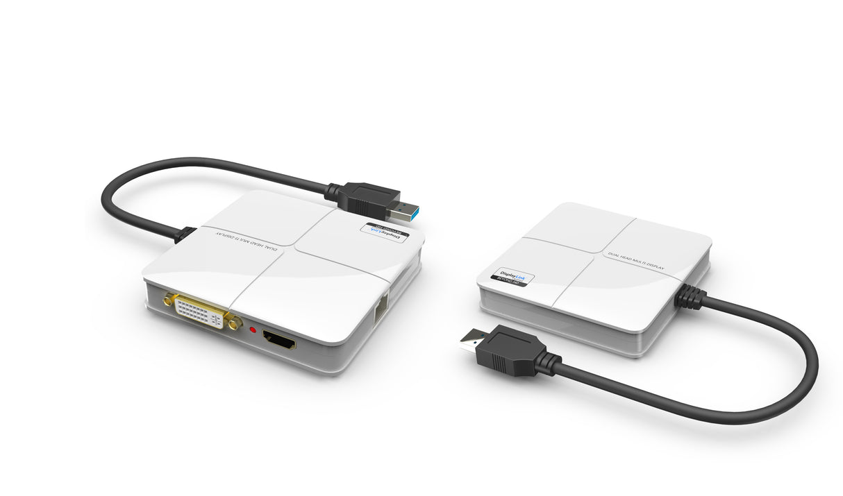 Winstars USB 3.0 Dual Output Video and Gigabit Ethernet Adapter (WS-UG39DH1)