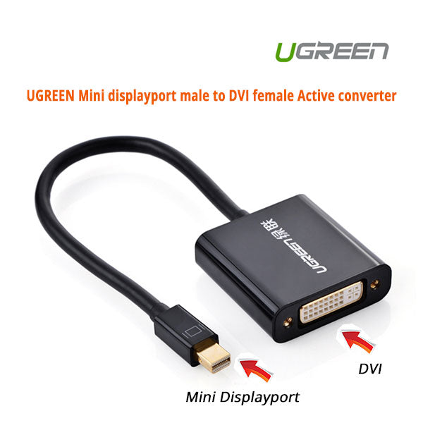 UGREEN Active Mini DisplayPort to DVI Adapter (Model 10448)