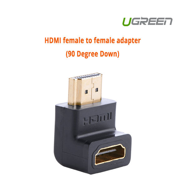 UGREEN 90-Degree HDMI Female to Female Adapter (Model 20109)