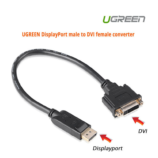 UGREEN DisplayPort to DVI Adapter (Model 20405)