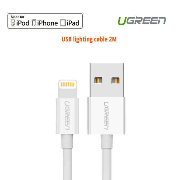 UGREEN 2M MFI Certified Lightning to USB Cable (20730)