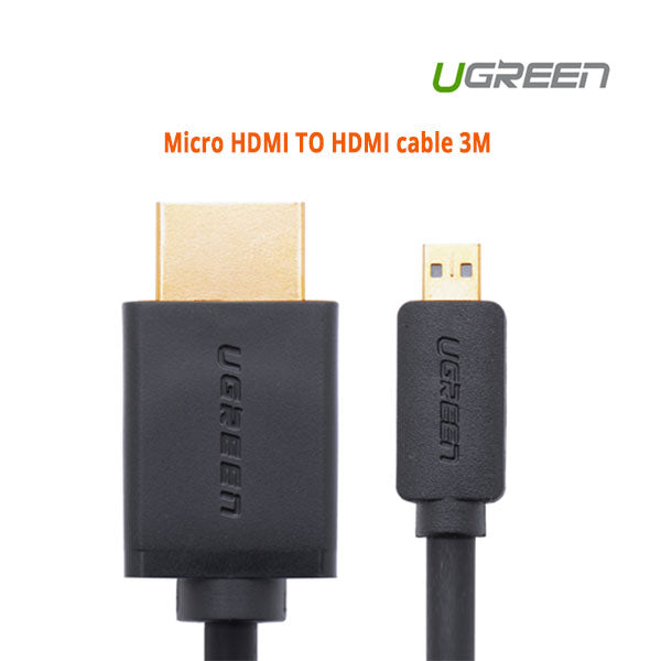 UGREEN 3M Micro HDMI to HDMI Cable (Model 30104)