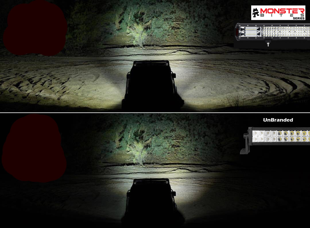 28-Inch Philips Quad Row LED Light Bar with Combo Beam for 4x4 Off-Road Vehicles