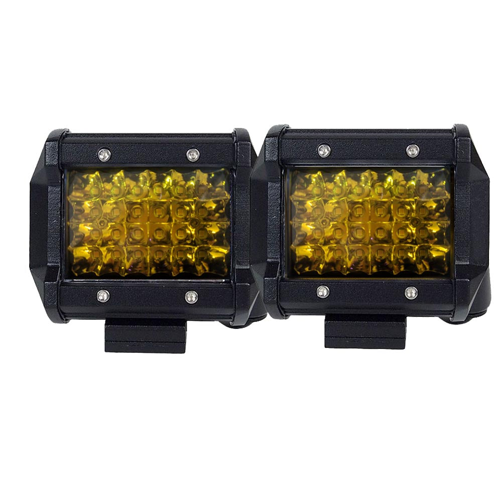 Philips Amber 4x 4-inch Quad Row Spot LED Work Light Bar for 4WD Fog and Reverse Driving
