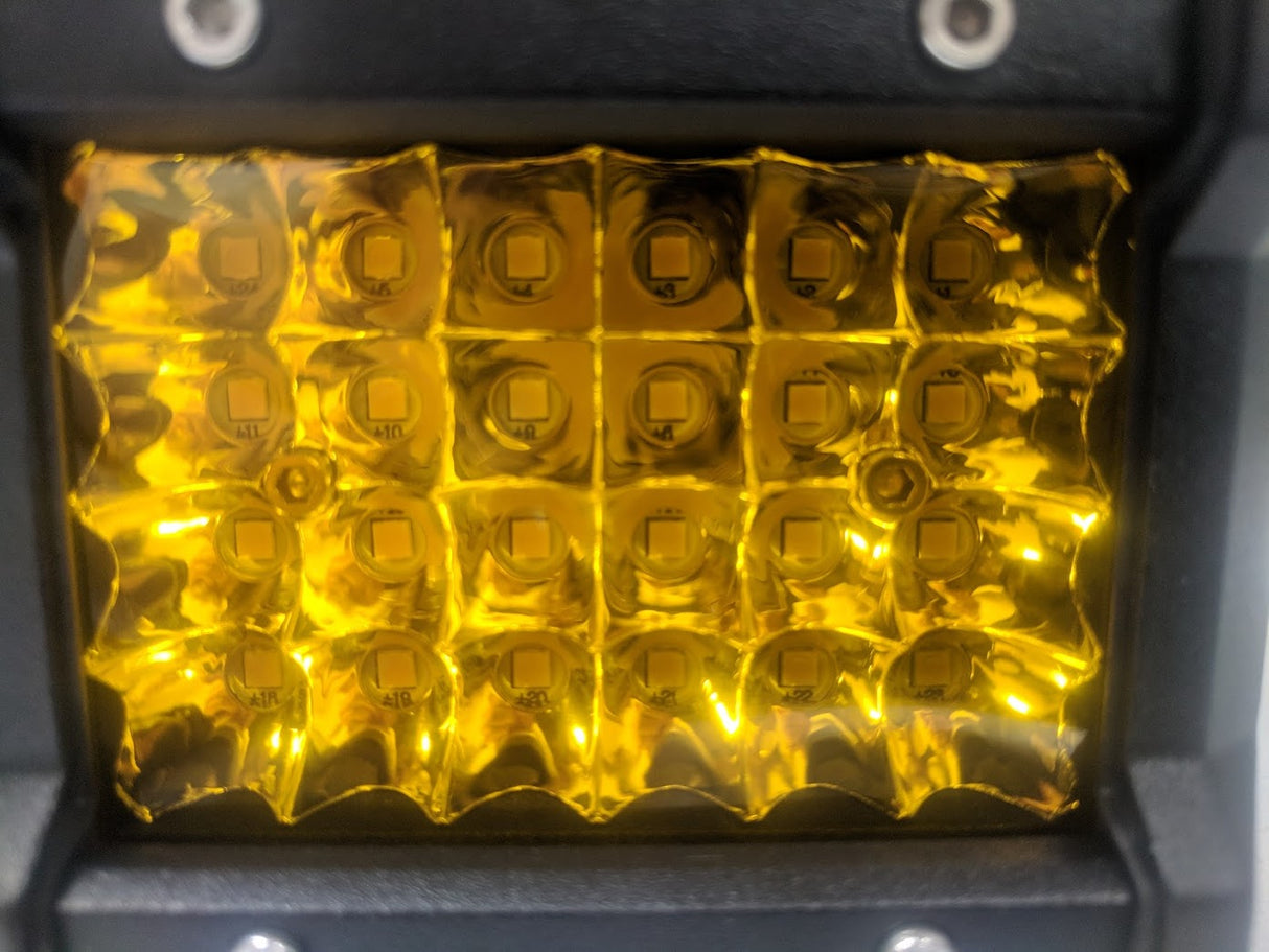 Philips Amber 4x 4-inch Quad Row Spot LED Work Light Bar for 4WD Fog and Reverse Driving