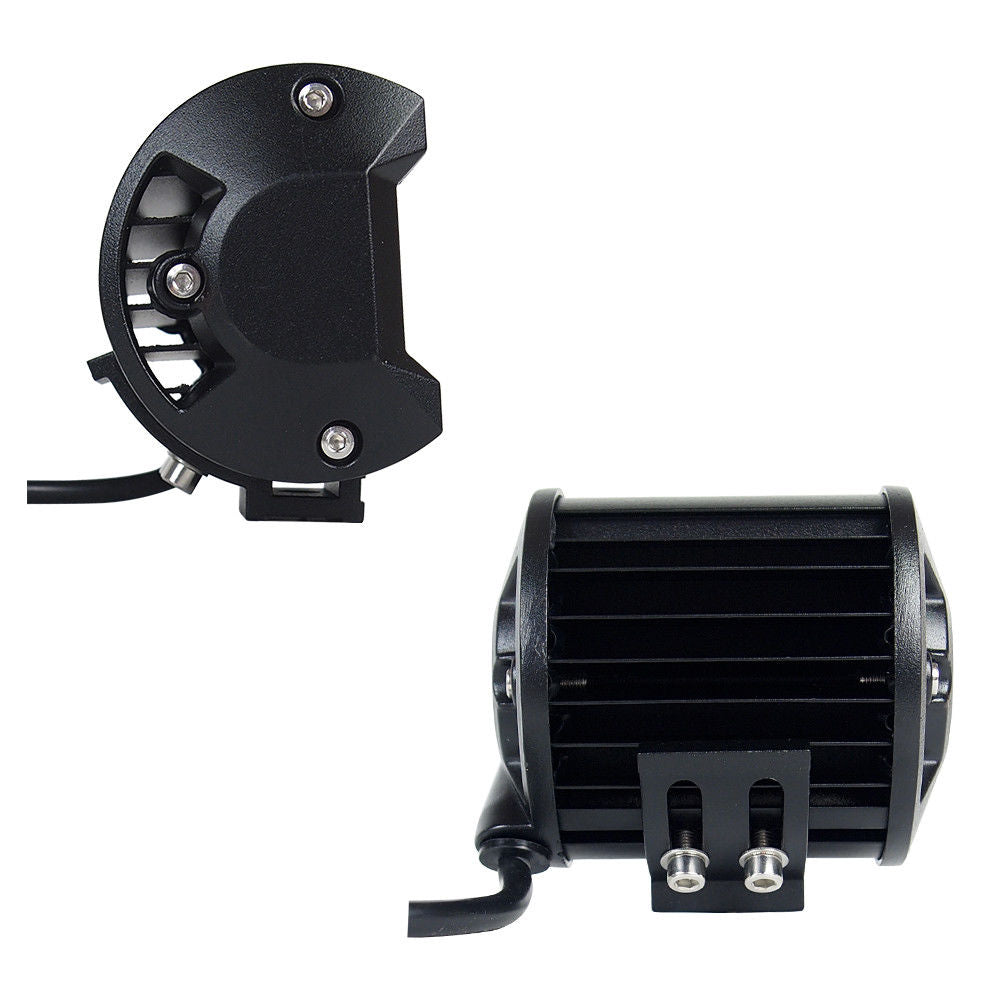 Compact 4-Inch CREE LED Off-Road Work Light Bar with Flood Beam for Driving and Reverse Fog