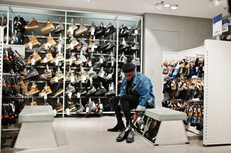 "Side-by-side comparison of closed and open shoe storage units, highlighting differences in dust protection, ventilation, and accessibility for various shoes."