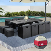 "Elegant outdoor dining sets to upgrade and transform your backyard into a stylish, functional entertaining space."